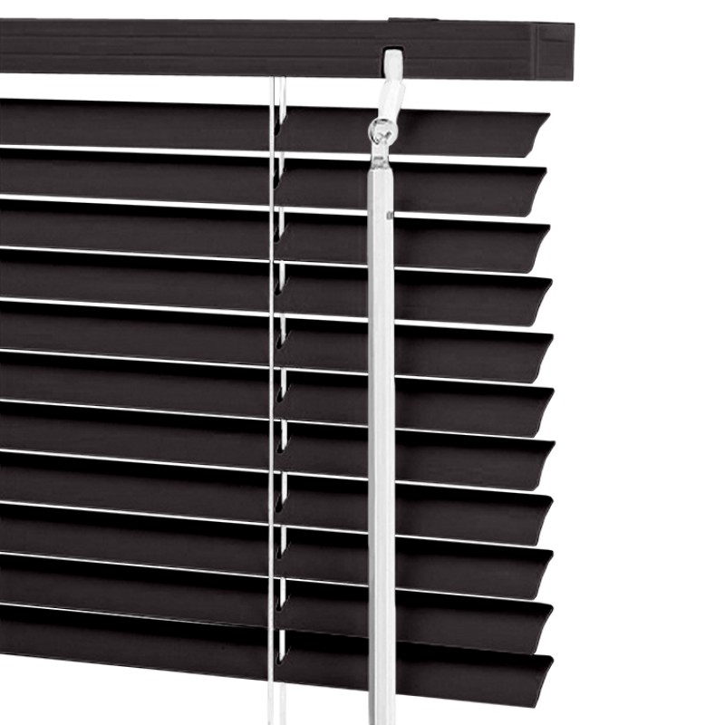 Żaluzje Aluminiowe na wymiar 25 mm Kolorowe 814 Czarny