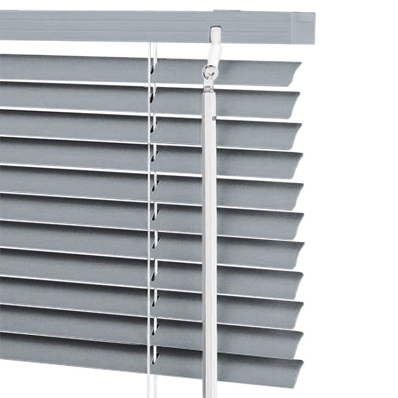 Żaluzje Aluminiowe na wymiar 25 mm Metal 937 Srebrny