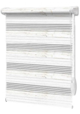 Roleta Dzień Noc Akwarela na wymiar Len Rzeczowy