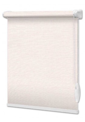 Materiałowe rolety LEN na wymiar Brzoskwiniowe