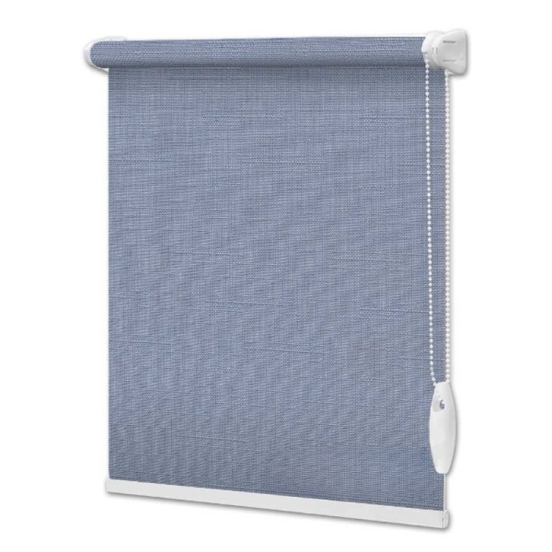 Materiałowe rolety LEN na wymiar Szary