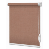 Materiałowe rolety LEN na wymiar Brązowy