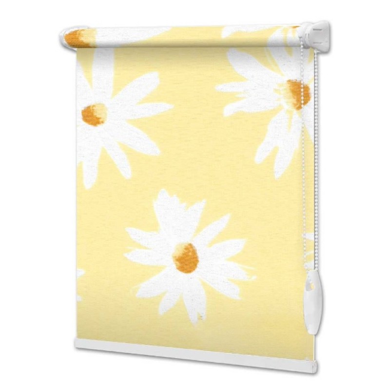 Materiałowe rolety Camilla na wymiar Żółty