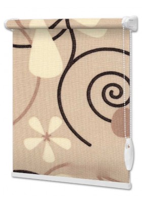 Materiałowe rolety Barvy na wymiar Beżowy