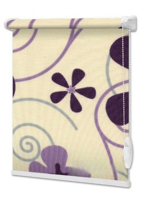 Materiałowe rolety Barvy na wymiar Liliowy