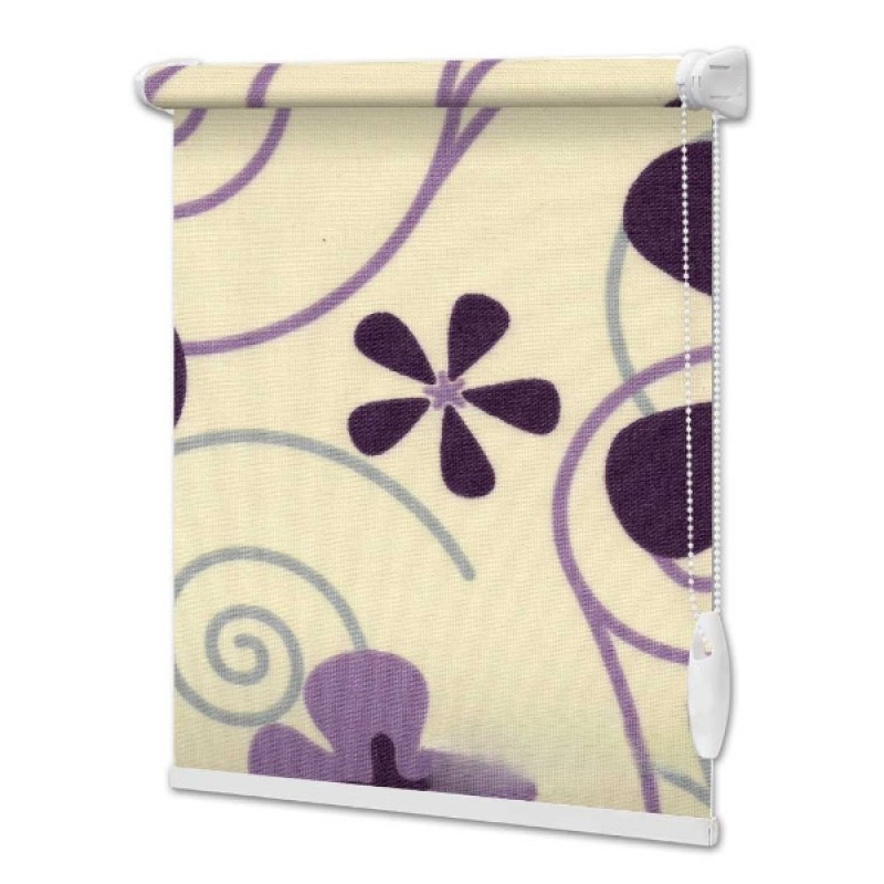Materiałowe rolety Barvy na wymiar Liliowy