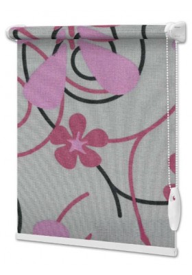 Materiałowe rolety Barvy na wymiar Fioletowy