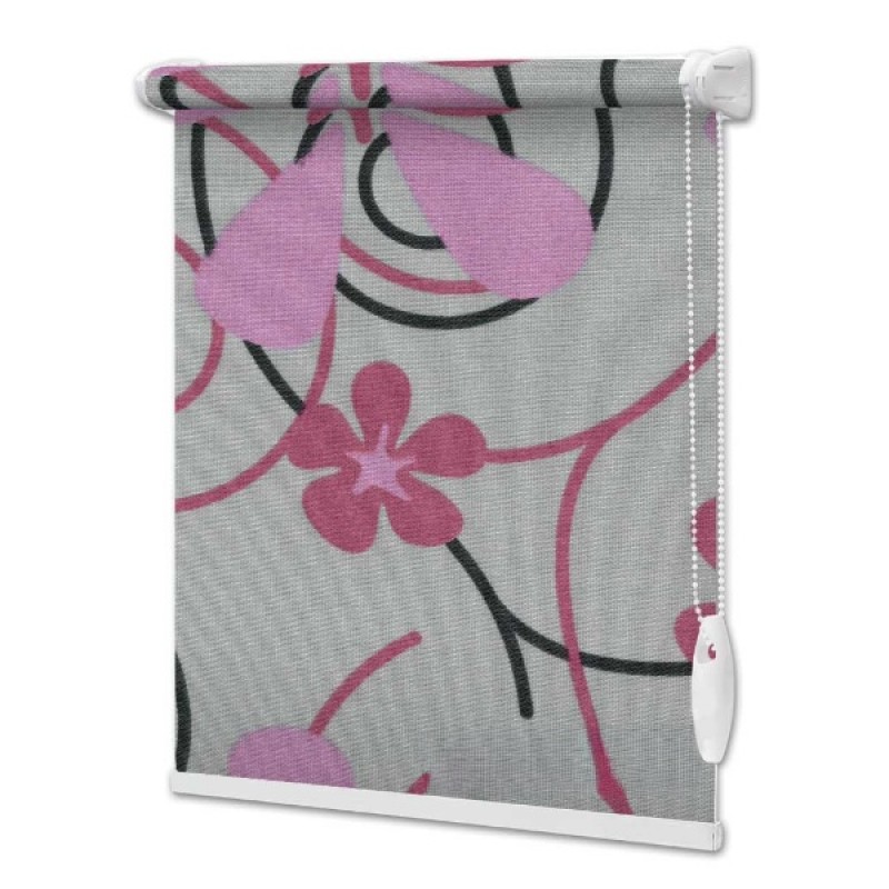 Materiałowe rolety Barvy na wymiar Fioletowy