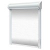 Materiałowe rolety w kasecie Len na wymiar Biały