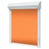 Materiałowe rolety w kasecie Len na wymiar Pomarańczowy