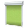 Materiałowe rolety w kasecie Len na wymiar Jasnozielony