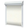 Materiałowe rolety w kasecie Len na wymiar Mleczny