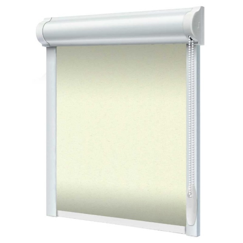 Rolety zaciemniające w kasecie Umbra na wymiar Kremowy