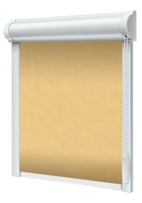 Rolety zaciemniające w kasecie Umbra na wymiar Latte