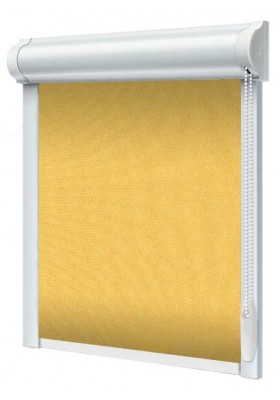 Rolety zaciemniające w kasecie Umbra na wymiar Żółty