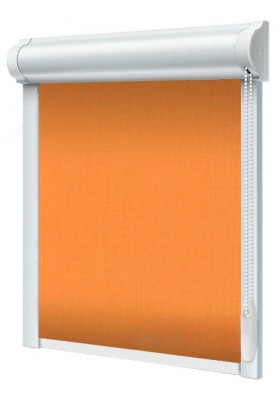 Rolety zaciemniające w kasecie Umbra na wymiar Pomarańczowy